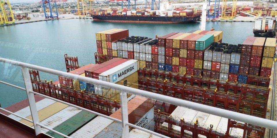 Puerto de Valencia, tráfico contenedores.