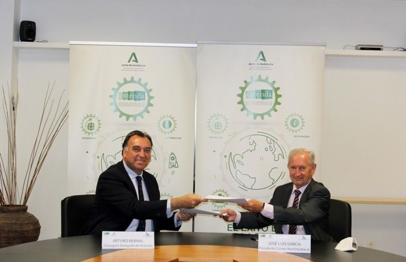La firma del acuerdo de colaboración.