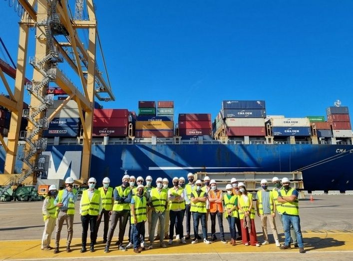 Visita de los alumnos de la XXIX edición a la terminal CSP Iberian Valencia Terminal S.A.U.