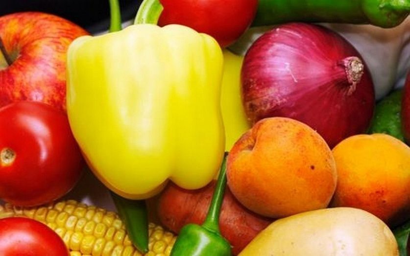 Frutas y hortalizas.