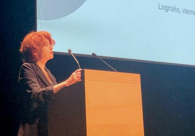 La consejera delegada de ICEX España Exportación e Inversiones, María Peña, durante su intervención.