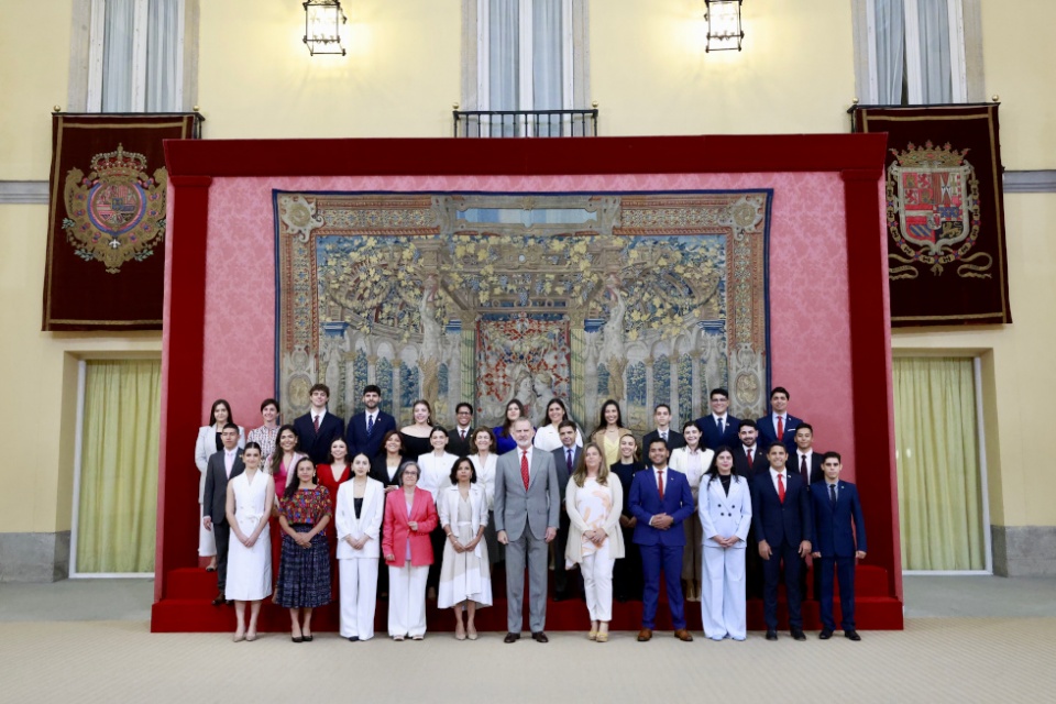 © Casa de S.M. el Rey. Su Majestad el Rey Felipe VI inaugura la XX edición del Programa Jóvenes Líderes Iberoamericanos.