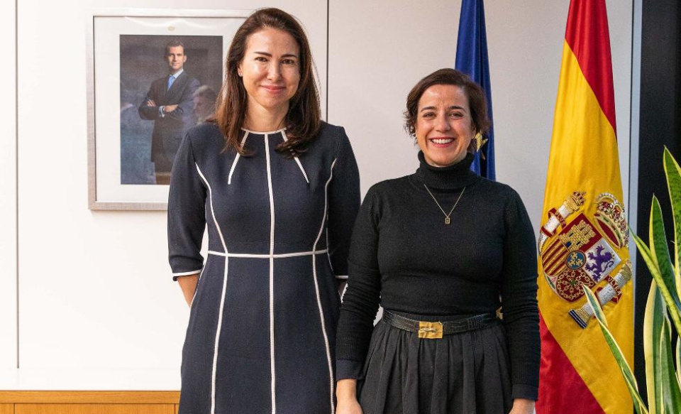 Reunión consejera delegada de ICEX y directora general de Amazon para España y Portugal.