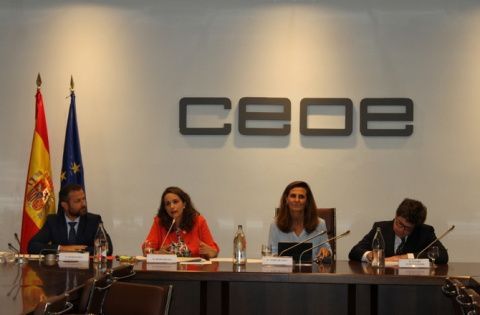 Participantes en el encuentro en CEOE sobre las negociaciones comerciales UE-MERCOSUR ©CEOE
