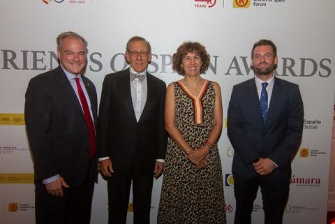 Entrega de reconocimiento a los Amigos de la Marca España en EE.UU.