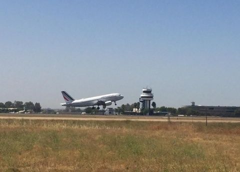 El vuelo AF1546, operado con un Airbus A319.