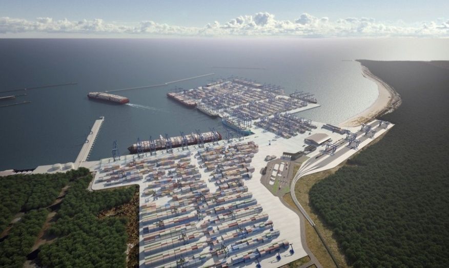 La obra incluye la construcción de un muelle y una línea de atraque.