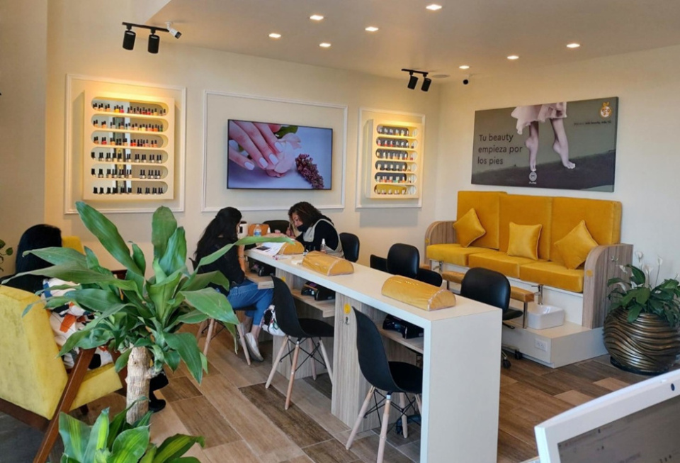 Salón d-uñas en México.