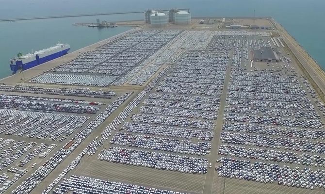 Vista aérea del Puerto de Sagunto.
