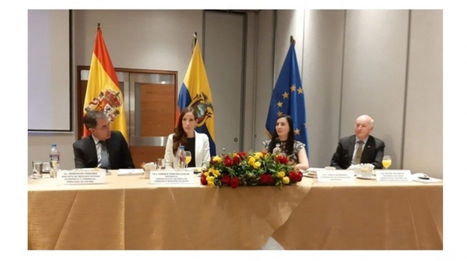 El evento ha sido organizado por la Cámara Oficial Española de Comercio e Industria de Quito.