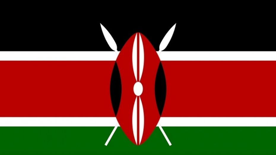Bandera de Kenia.