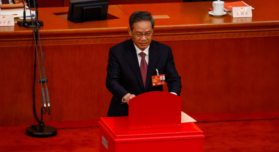 Li Qiang, designado nuevo primer ministro chino en 11/03/23.