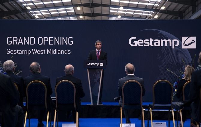 Inauguraci&oacute;n Gestamp West Midlands. Francisco J. Riberas, Executive Chairman.