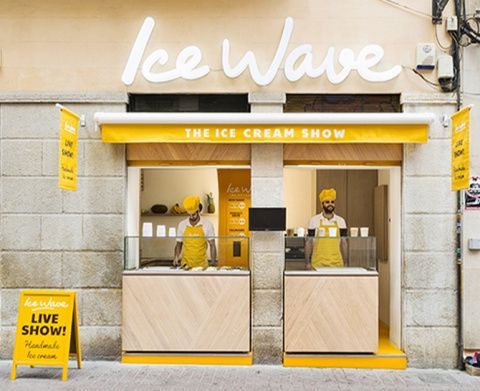 Ice Wave, fachada.