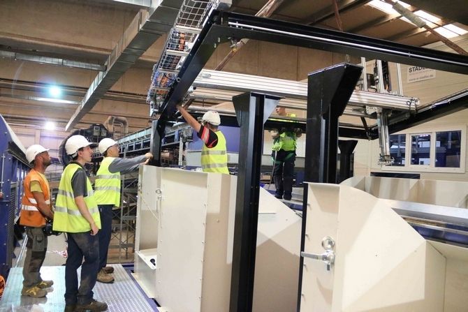 Instalacion de robot ZenRobotics.