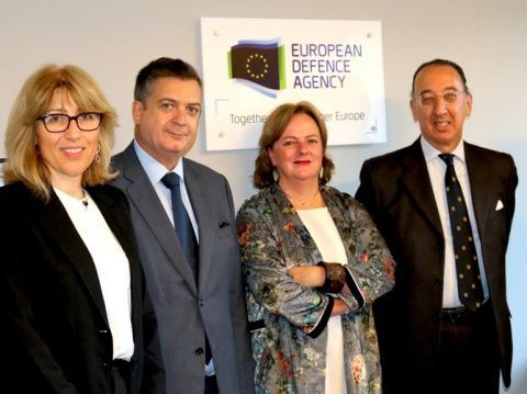 Jorge Domecq, Natalia González,  Julio Coca y Carmen Sillero.