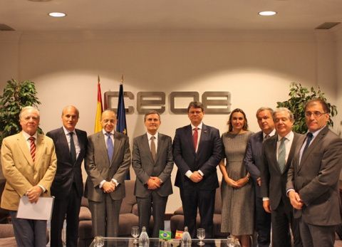Encuentro en la sede de la Confederación Empresarial, organizado por CEOE.
