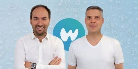 Fundadores Whisbi, de izquierda a derecha Alex Bisbe y José Luis Cantero.