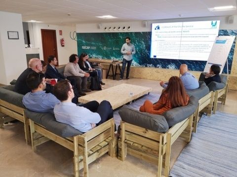 Imagen del workshop sobre el Just-In-Time Rail Shuttle Service, celebrado en las instalaciones de la Fundación Valenciaport.