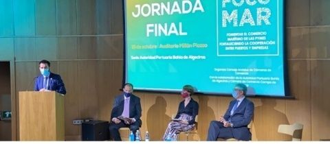 El delegado del Estado en la Zona Franca de Cádiz, Fran González, en su intervención.
