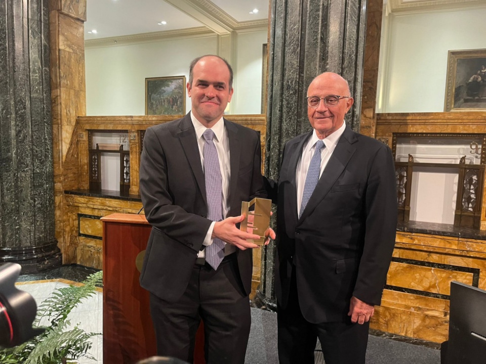 La entrega en Oviedo del Premio de la Fundación Banco Sabadell a la Investigación Económica.