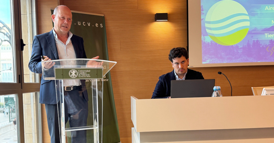 El presidente y CEO de Grupo Alonso, Jorge Alonso, durante su intervención.