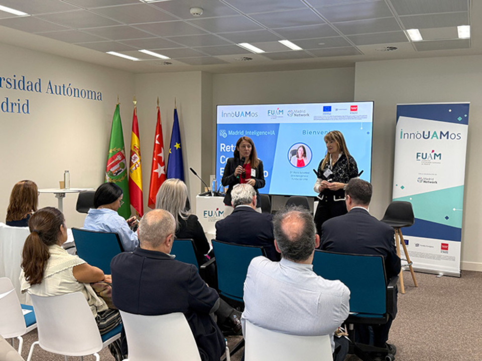 5a sesión del ciclo InnoUAMos, organizada por Madrid Network y la Fundación Universidad Autónoma de Madrid (FUAM).
