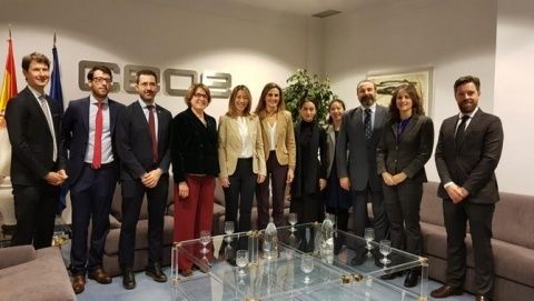 Xiana Méndez, y la presidenta de CEOE Internacional, Marta Blanco, han intervenido también en la reunión.