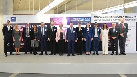 Foto de familia, Ponentes del Encuentro Empresarial Hispano-Alemán.