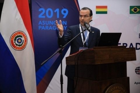 Alejandro Arola en el Evento Internacional Operador Económico Autorizado (OEA).