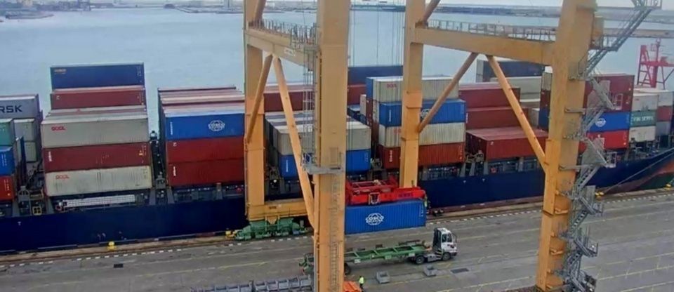 Servicio MWAX en el Puerto de Valencia.