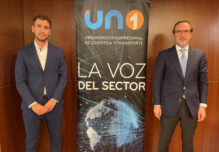 El presidente de UNO Logística, Francisco Aranda, y el general manager de TPF Consulting, Jesús Fajardo.