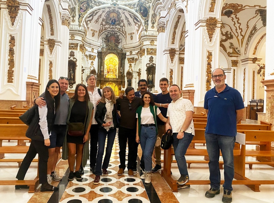 Visita a la Iglesia de los Santos Mártires en Málaga.