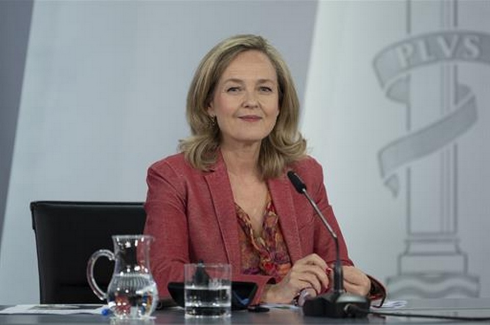 La vicepresidenta primera y ministra de Asuntos Económicos y Transformación Digital, Nadia Calviño, en una foto de archivo. (Pool Moncloa/Borja Puig de la Bellacasa)