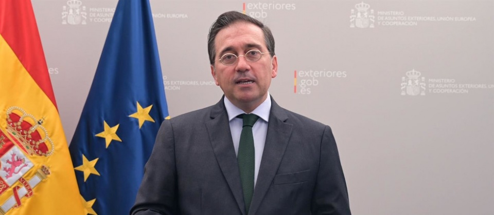 El ministro de Asuntos Exteriores, José Manuel Albares (Imagen de archivo)