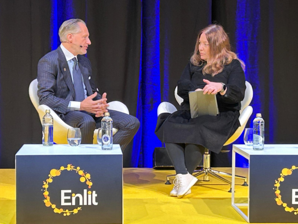 El Presidente de la Autoridad Portuaria de Bilbao, Iván Jiménez, ha participado en Enlit Europe 2025.