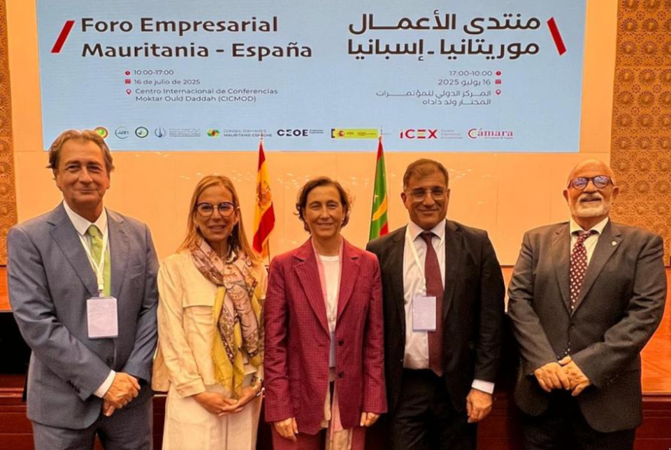 Presentación de AFRICO durante el Foro Empresarial Mauritania-España