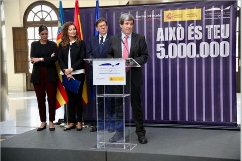Inauguración de la exposición “Això es TEU – 5.00.000”.