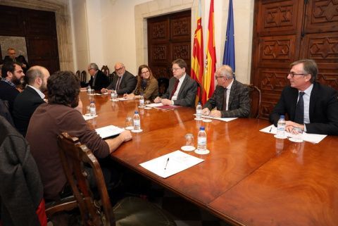 La reunión con representantes de Intercitrus.