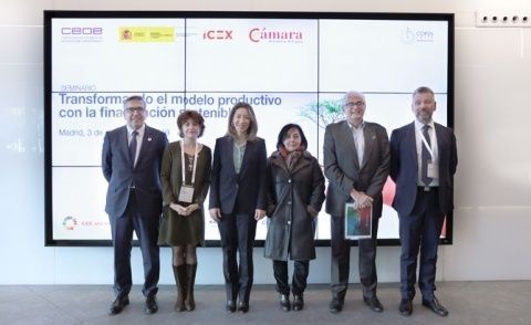 José Carlos García de Quevedo,  María Peña, Xiana Méndez, María Paz Ramos, José Luis Curbelo y Fernando Salazar.
