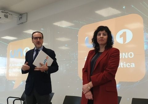 Francisco Aranda, Presidente de UNO y Susana Val, Directora de ZLC.
