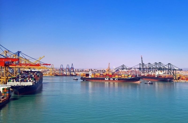 Puerto de Valencia.