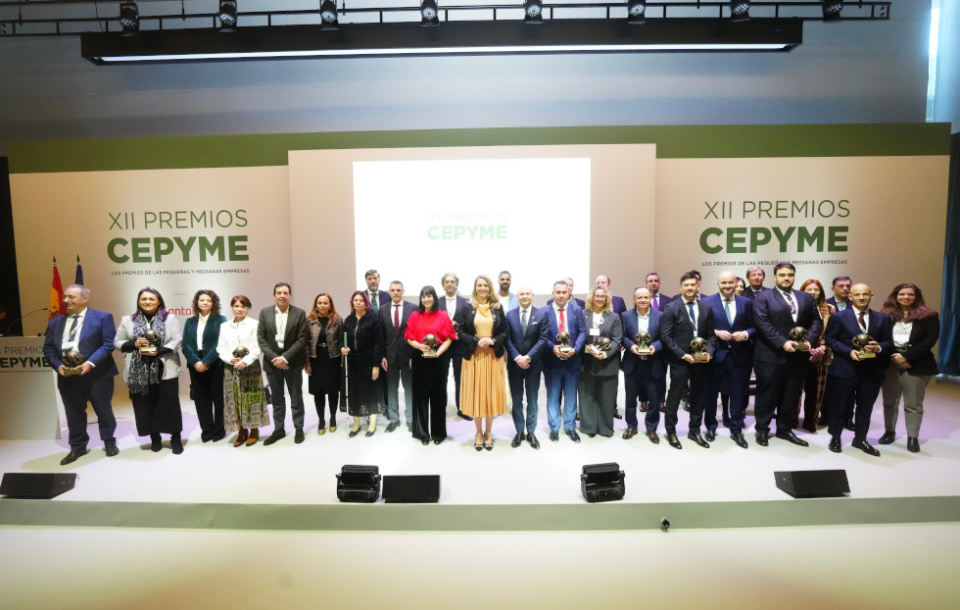 La ceremonia de entrega de los Premios CEPYME.